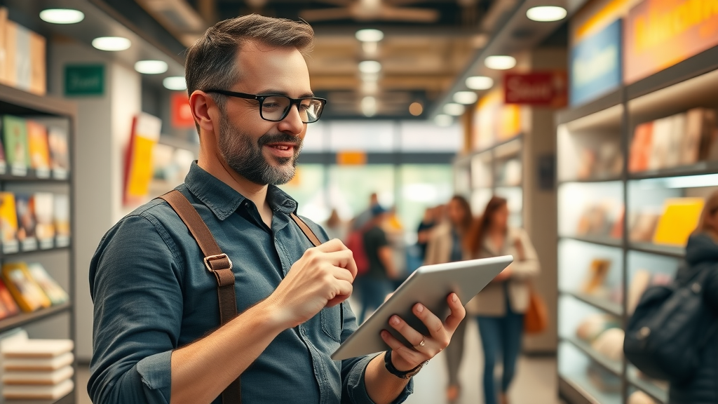 small business owner reviewing positive results from funnel tracking tools