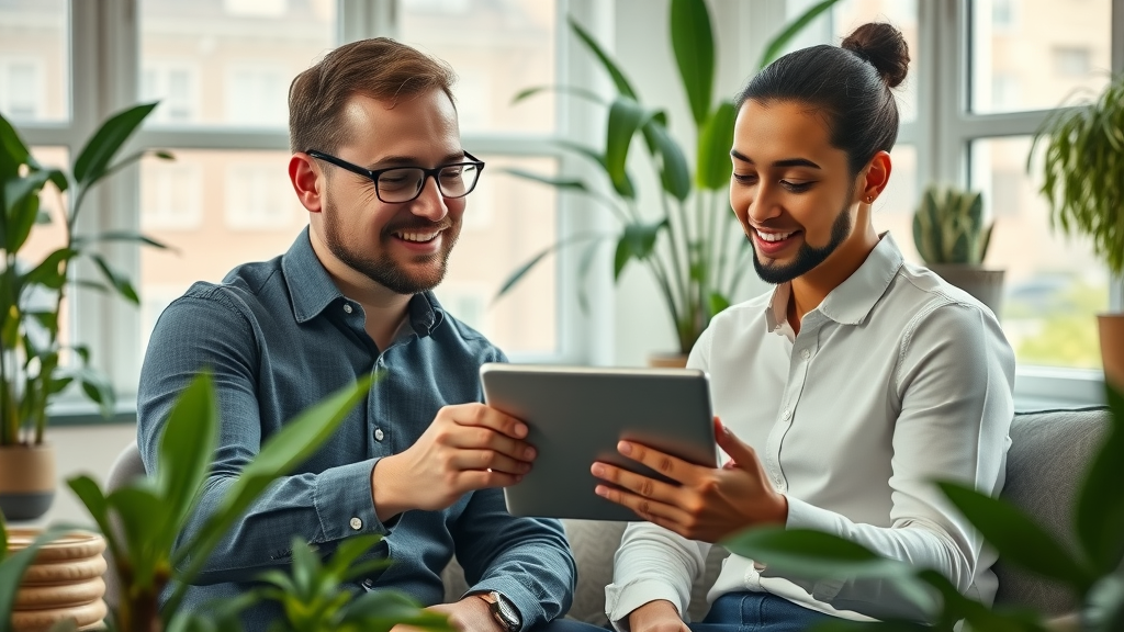 web consultant guiding business owner on website conversion improvements