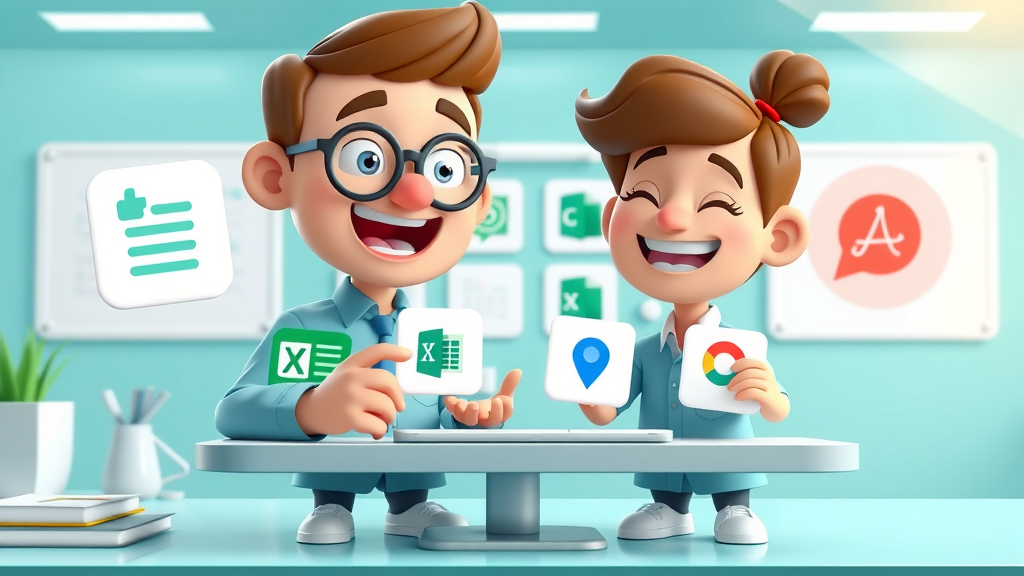 content calendar template icons for Google Sheets, Excel, Trello, and Asana