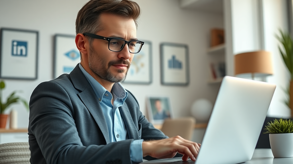 successful entrepreneur on LinkedIn leveraging social media platforms for businesses in a professional network