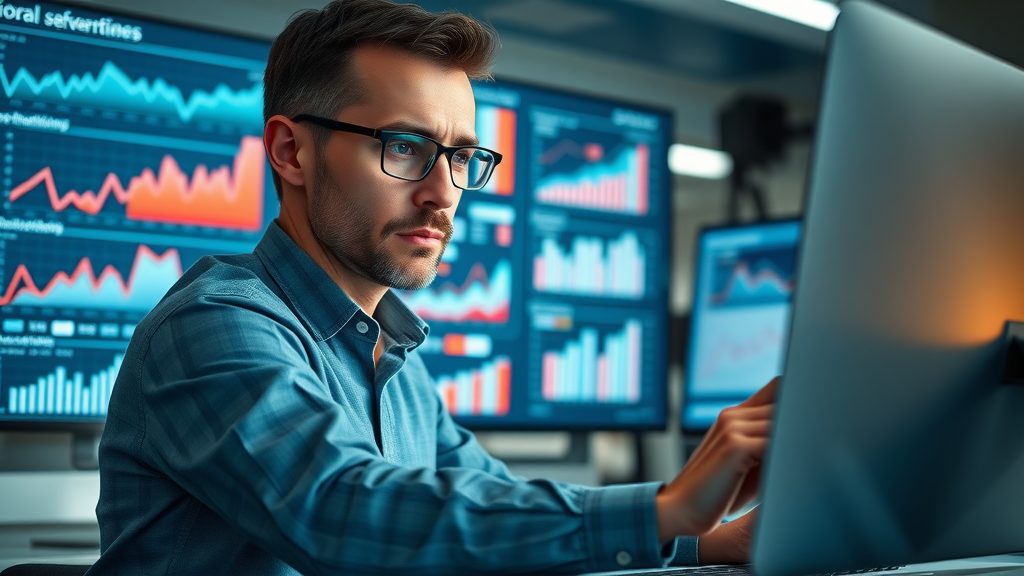 ecommerce business analyzing digital marketing metrics and ecommerce growth dashboard