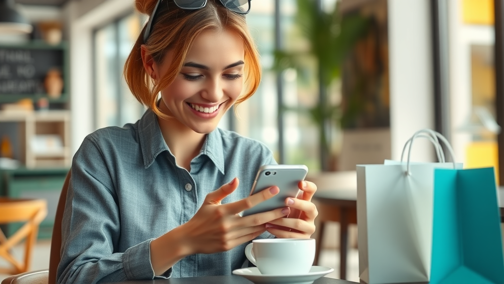 email marketing for ecommerce growth shopper checking personalized message