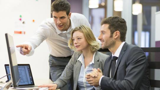 dynamic marketing dashboard, interactive, displaying real-time data, photorealistic, high-tech office with multiple screens, highly detailed, live streaming analytics, sharp clarity, blue hues, diffuse lighting, shot with a macro lens